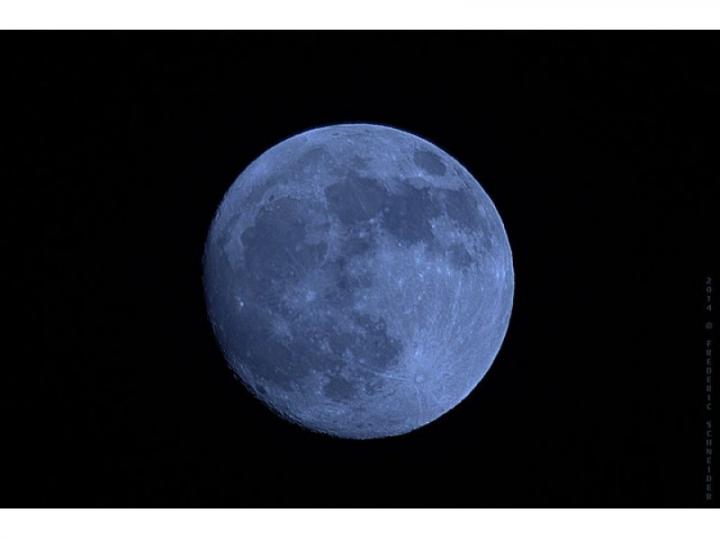 Blue Moon over Port Washington